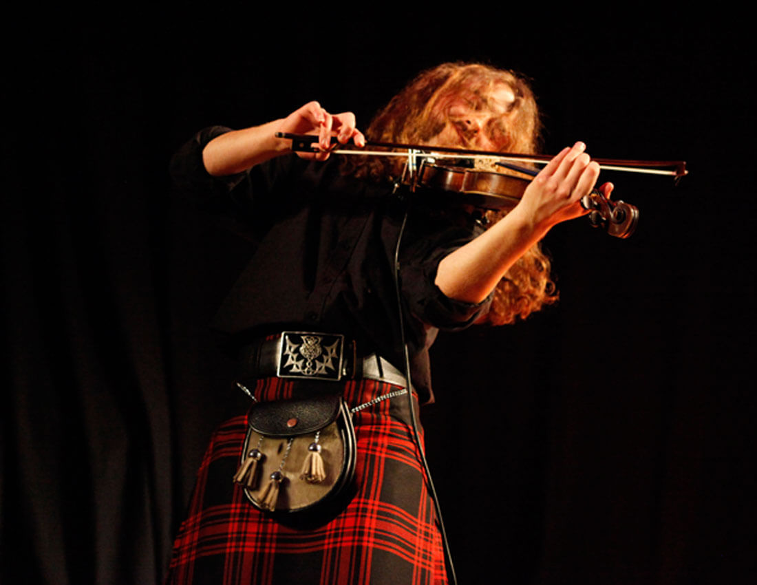 Duncan at the Ceilidh Club
